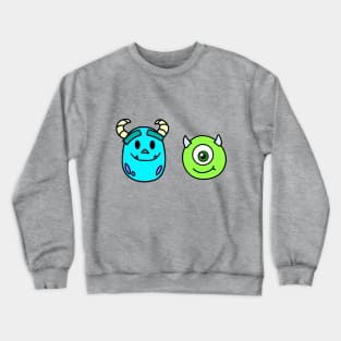 Monsters Inc Chibi Mike and Sulley Crewneck Sweatshirt